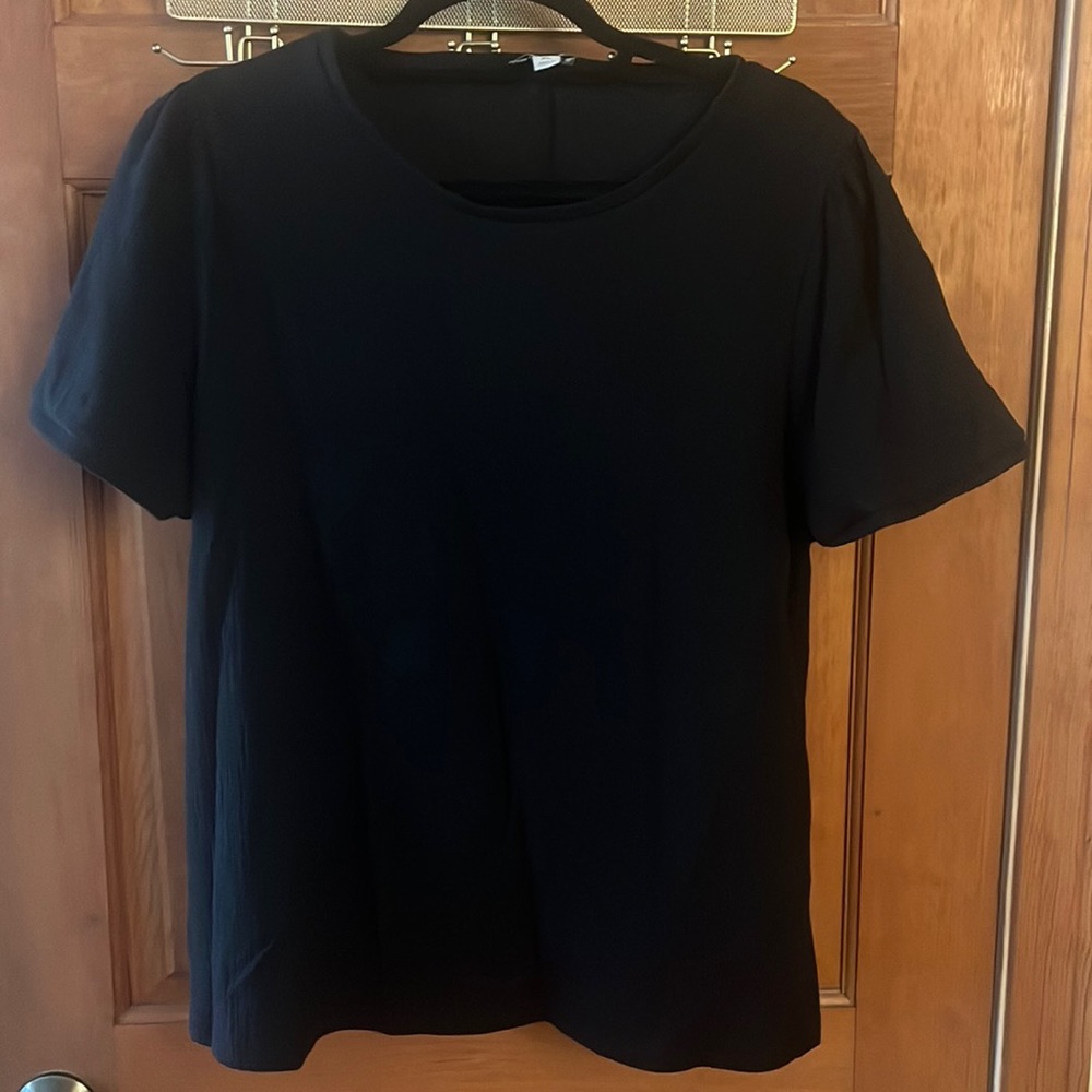 Black J Crew factory blouse